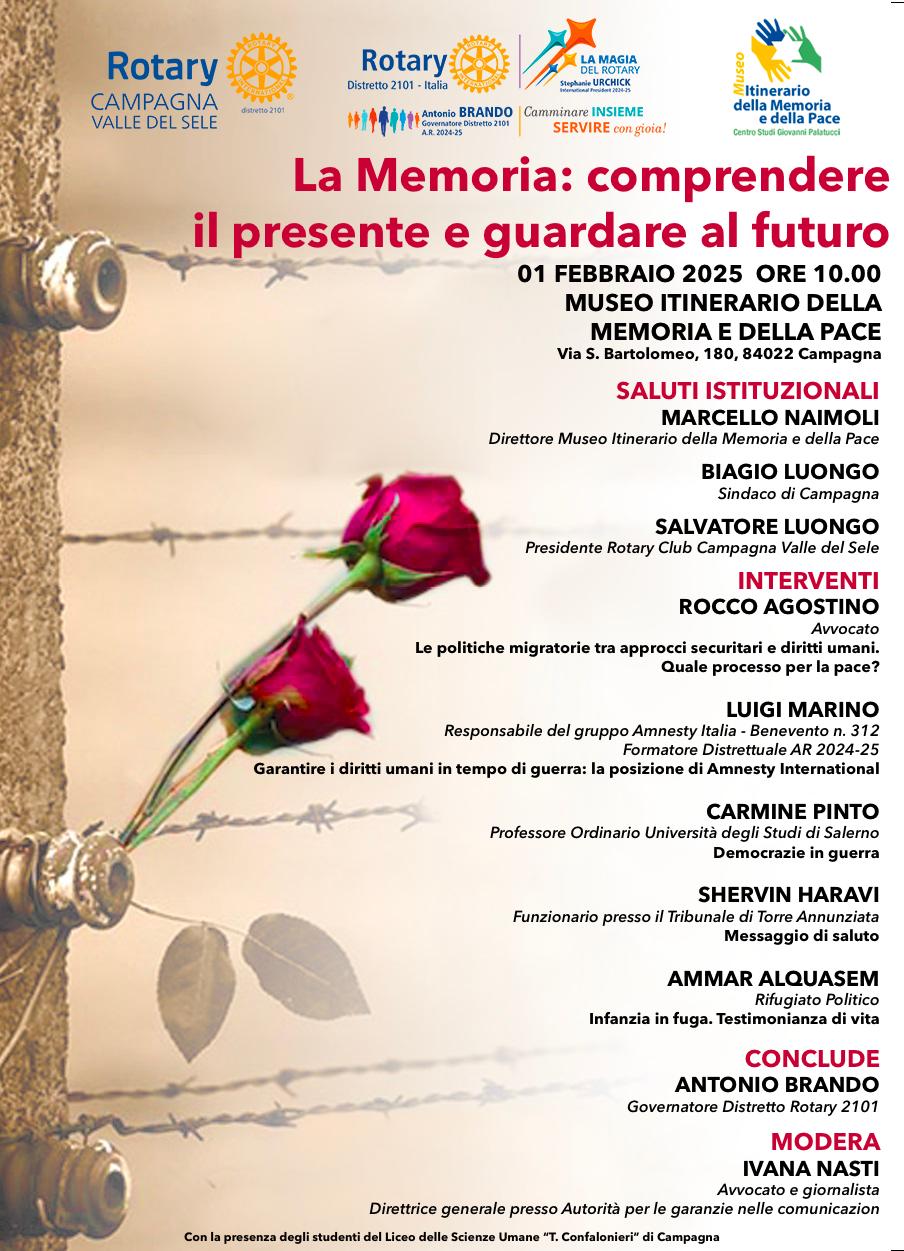 La Memoria: comprendere il presente e guardare al futuro