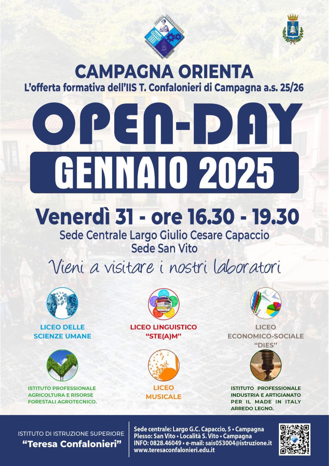OPEN-DAY IIS T.Confalonieri di Campagna a.s. 25/26