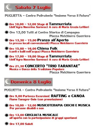 Programma Campagna FolkFestival