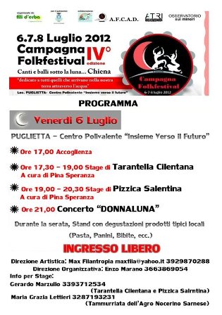 Programma Campagna FolkFestival