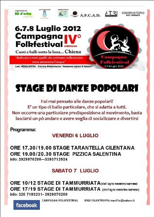 Programma Campagna FolkFestival